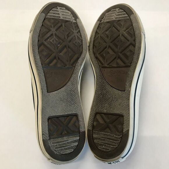 Converse Shoreline Navy Blue Slip On Sneakers w/ Elastic Back & Leather Laces 7 - Picture 11 of 13